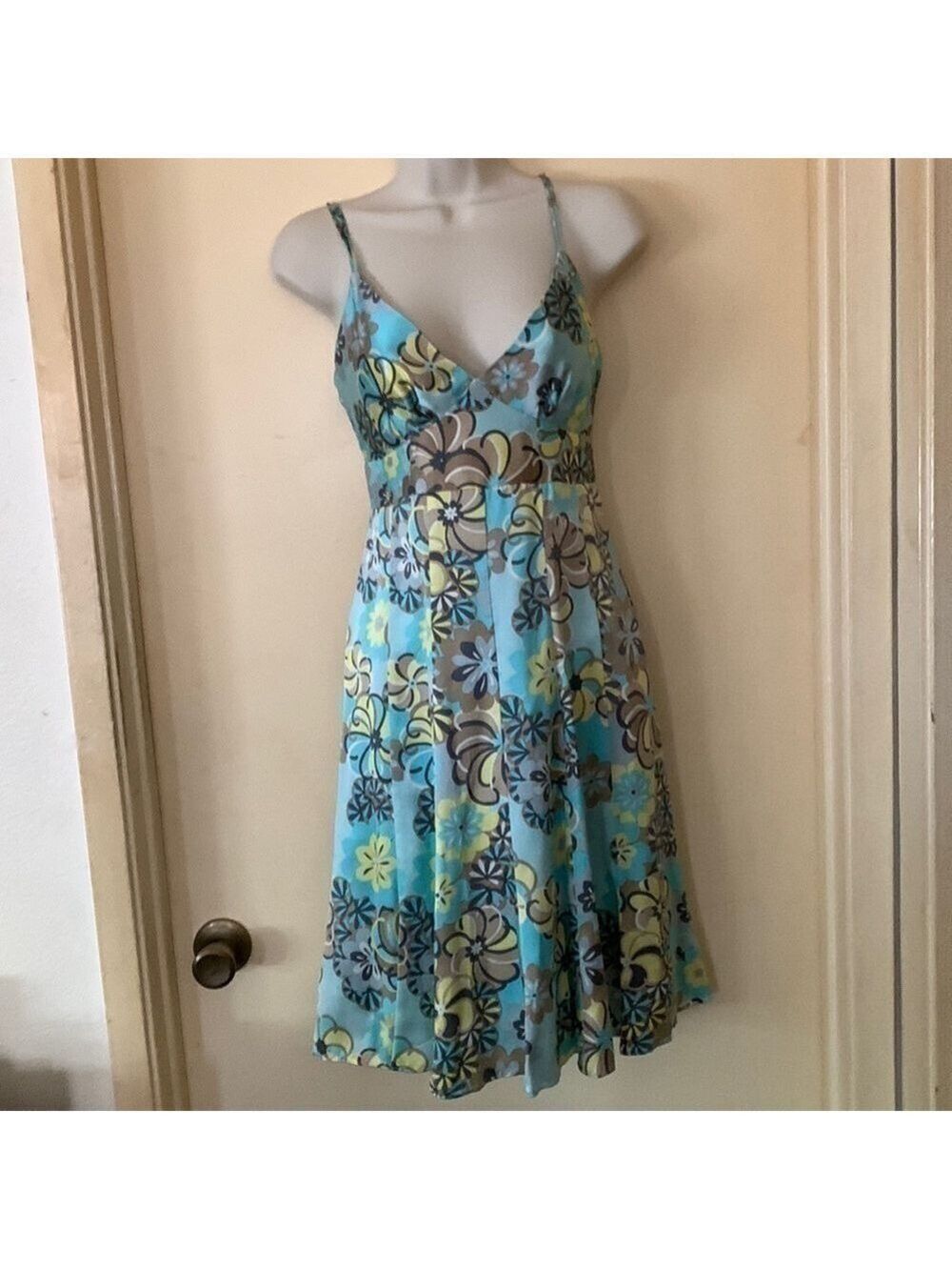 Laundry Shelli Segal Floral Silk Dress size 2 - Picture 1 of 8